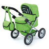 Коляска для кукол Тренди зеленая 